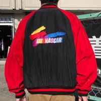 NASCAR ナスカー ナイロンジャケット スタジャン 刺繍ロゴ　ストリート | Vintage.City ヴィンテージ 古着