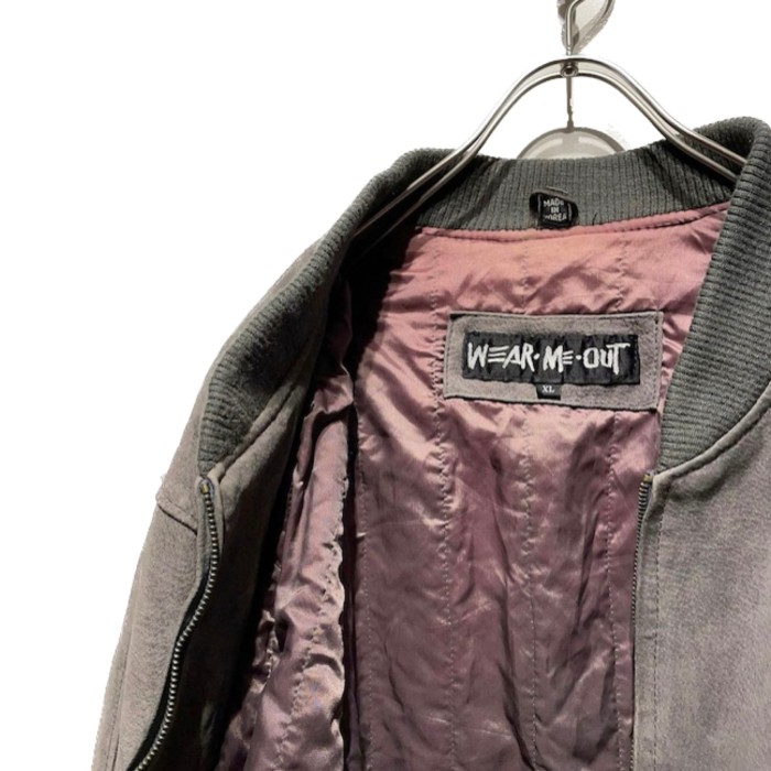 "WEAR ME OUT" Padded Suede Jacket | Vintage.City 빈티지숍, 빈티지 코디 정보