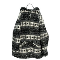 80s ALASKA hooded boa fleece jacket | Vintage.City ヴィンテージ 古着