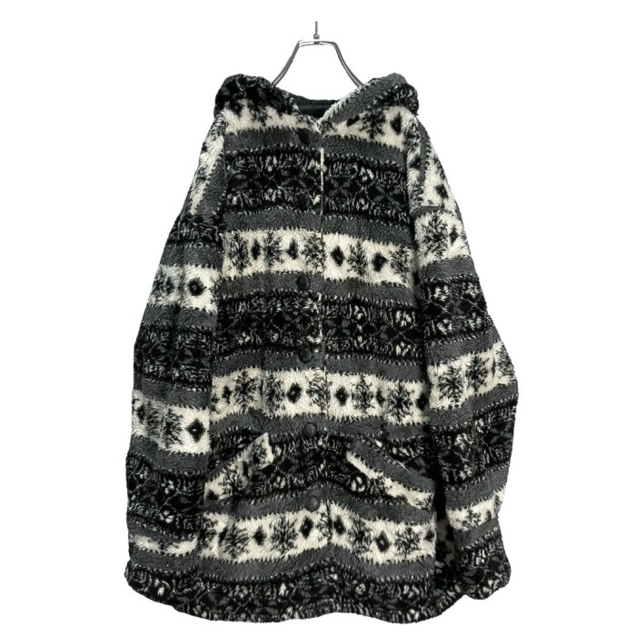 80s ALASKA hooded boa fleece jacket | Vintage.City Vintage Shops, Vintage Fashion Trends