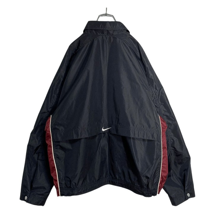 NIKE 90s bi-color nylon coach jacket | Vintage.City 古着屋、古着コーデ情報を発信
