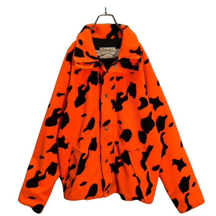 80s Cabela's Orange camo fleece jacket | Vintage.City 빈티지숍, 빈티지 코디 정보