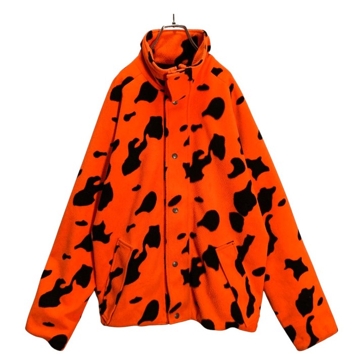 80s Cabela's Orange camo fleece jacket | Vintage.City Vintage Shops, Vintage Fashion Trends