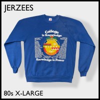 【JERZEES】80s USA製 スウェット カレッジ ラグラン XL 古着 | Vintage.City ヴィンテージ 古着