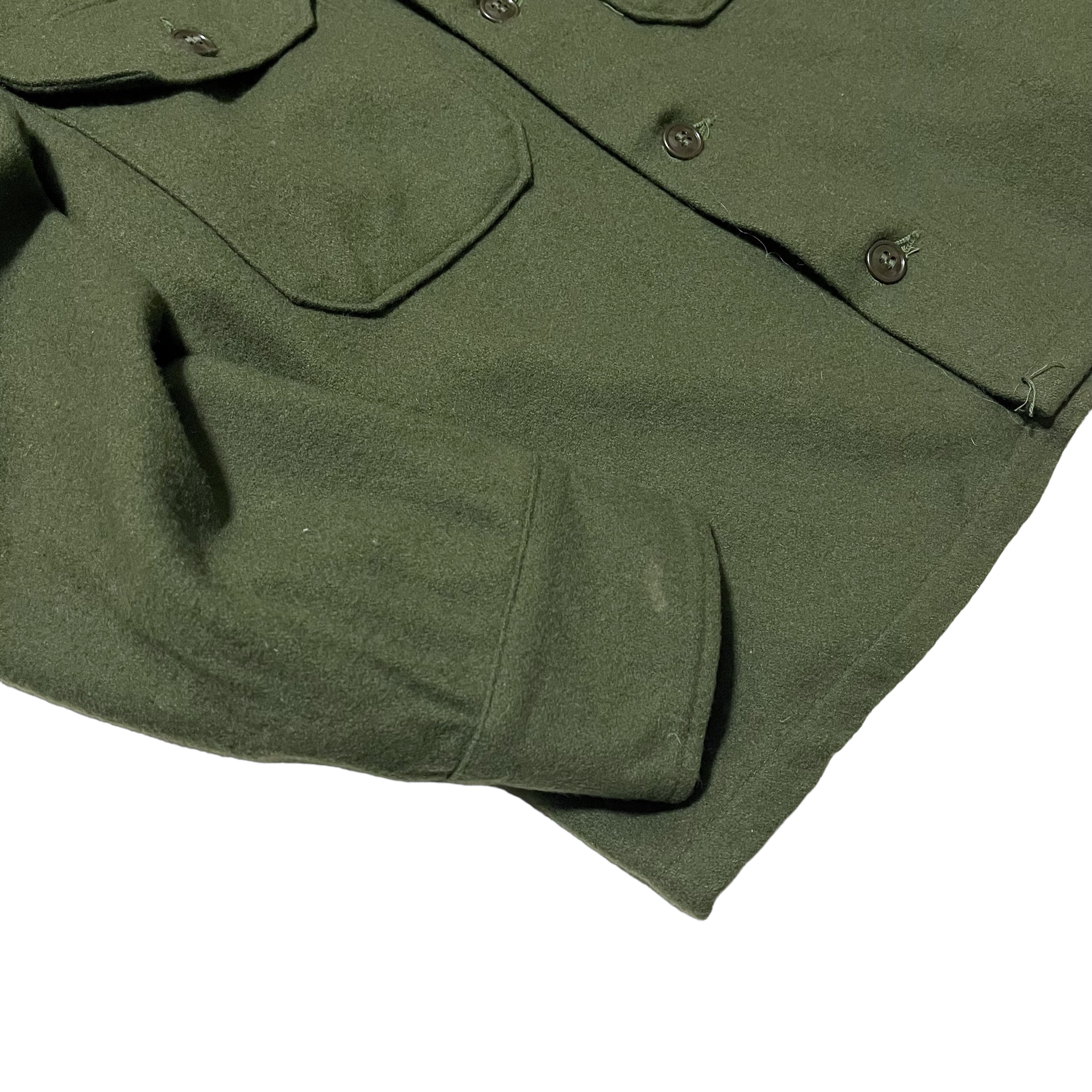 Military】1950's U.S.ARMY ウールシャツ オリーブ | Vintage.City