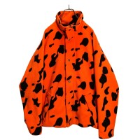 80s Cabela's Orange camo fleece jacket | Vintage.City ヴィンテージ 古着