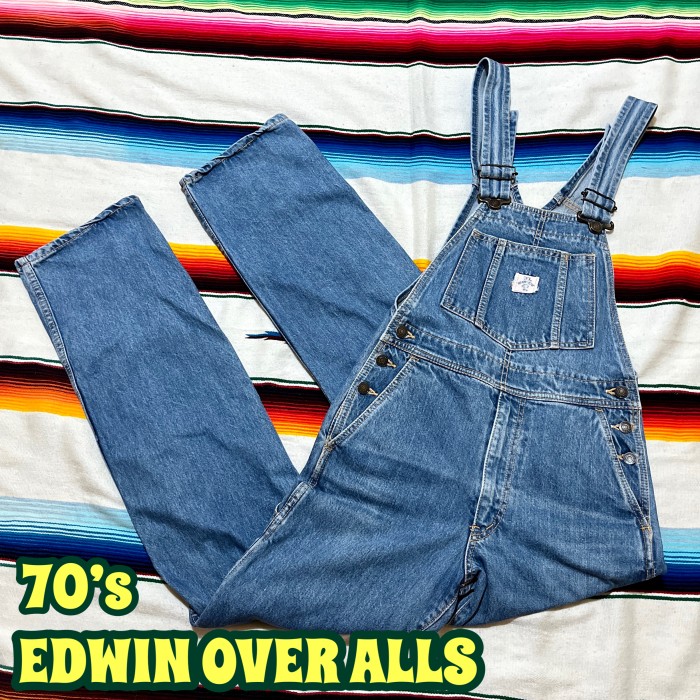 70’s EDWIN オーバーオール | Vintage.City 古着屋、古着コーデ情報を発信