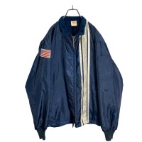 80s mel nick zip-up line design jacket | Vintage.City ヴィンテージ 古着