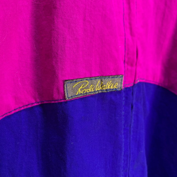 80s WALKER bi-color supplex nylon jacket | Vintage.City 古着屋、古着コーデ情報を発信