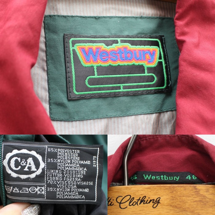 EU VINTAGE Westbury ヨーロッパ古着2トーンデザインジップブル | Vintage.City 古着屋、古着コーデ情報を発信