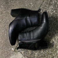 endevice fake leather heel boots | Vintage.City ヴィンテージ 古着