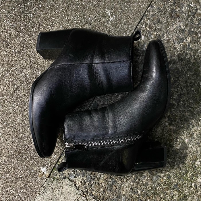 endevice fake leather heel boots | Vintage.City 古着屋、古着コーデ情報を発信