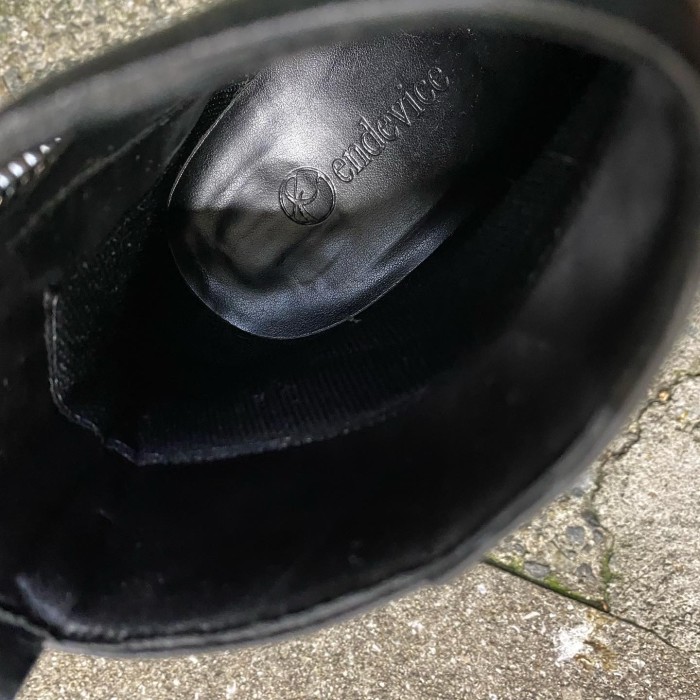 endevice fake leather heel boots | Vintage.City 빈티지숍, 빈티지 코디 정보