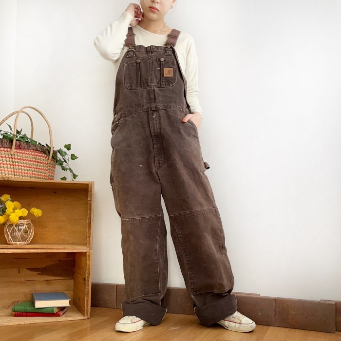 Carhartt duck overall "brown" | Vintage.City 古着屋、古着コーデ情報を発信