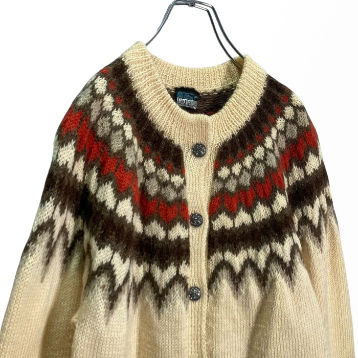 80s DALE OF NORWAY Nordic knit cardigan | Vintage.City 古着屋、古着コーデ情報を発信