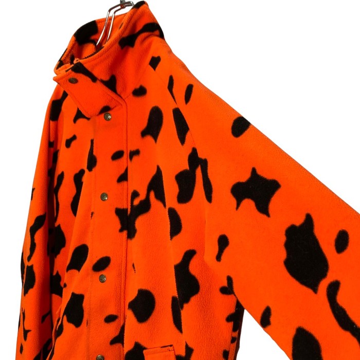 80s Cabela's Orange camo fleece jacket | Vintage.City 古着屋、古着コーデ情報を発信