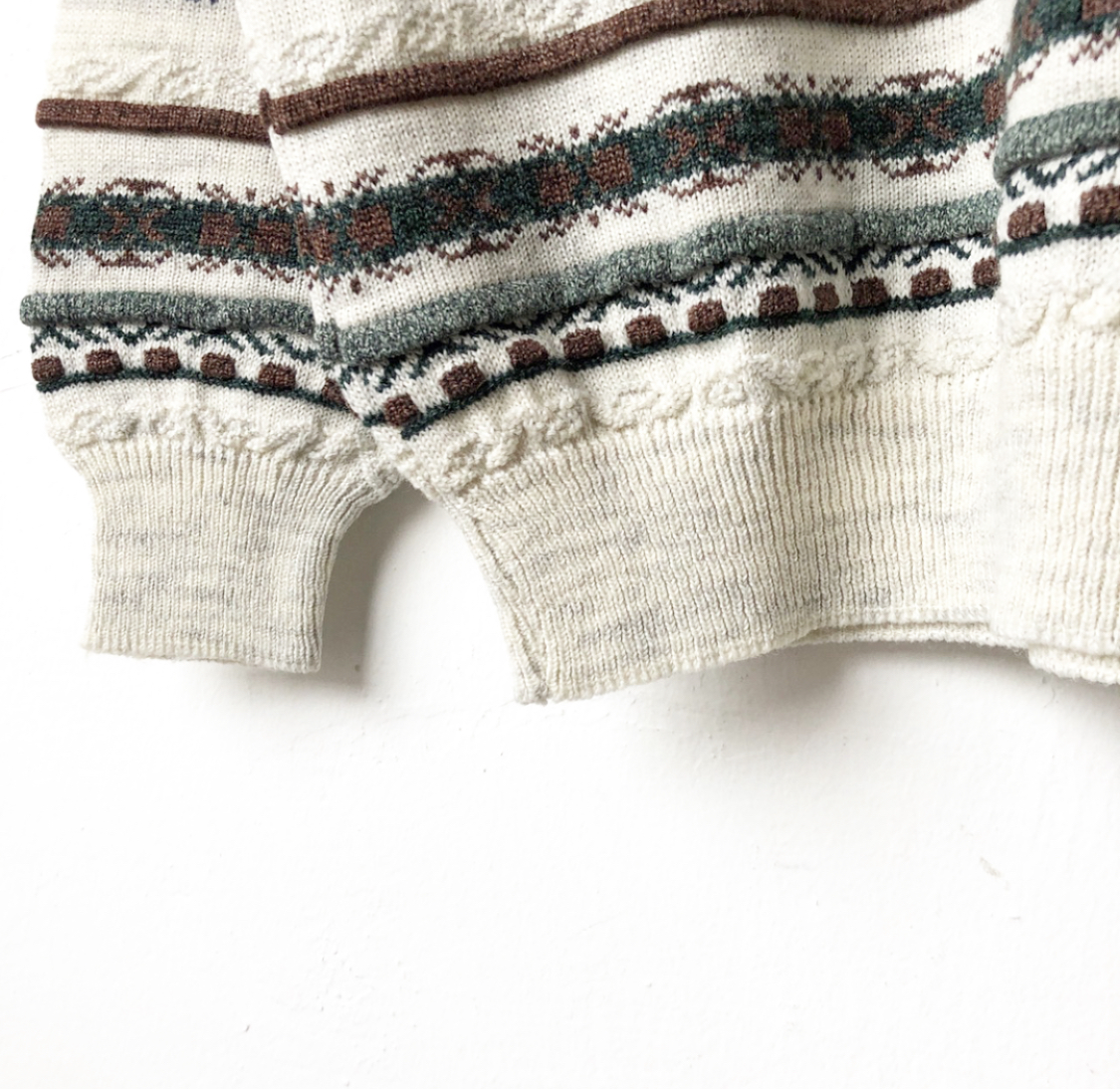 Patterned knit 柄 3Dニット | Vintage.City
