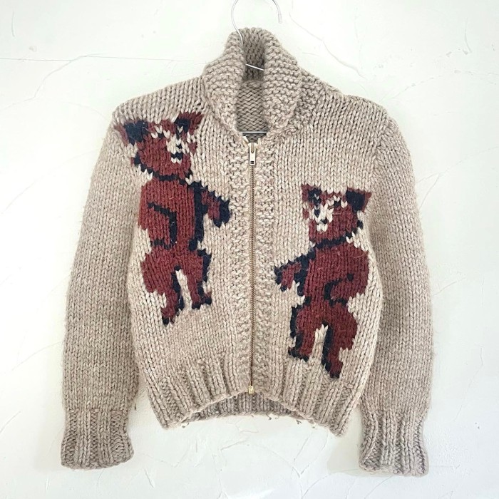 vintage kids cowichan knitジャケット/上着