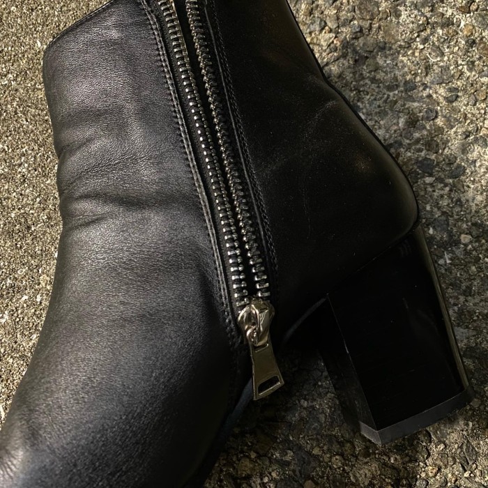 endevice fake leather heel boots | Vintage.City 古着屋、古着コーデ情報を発信