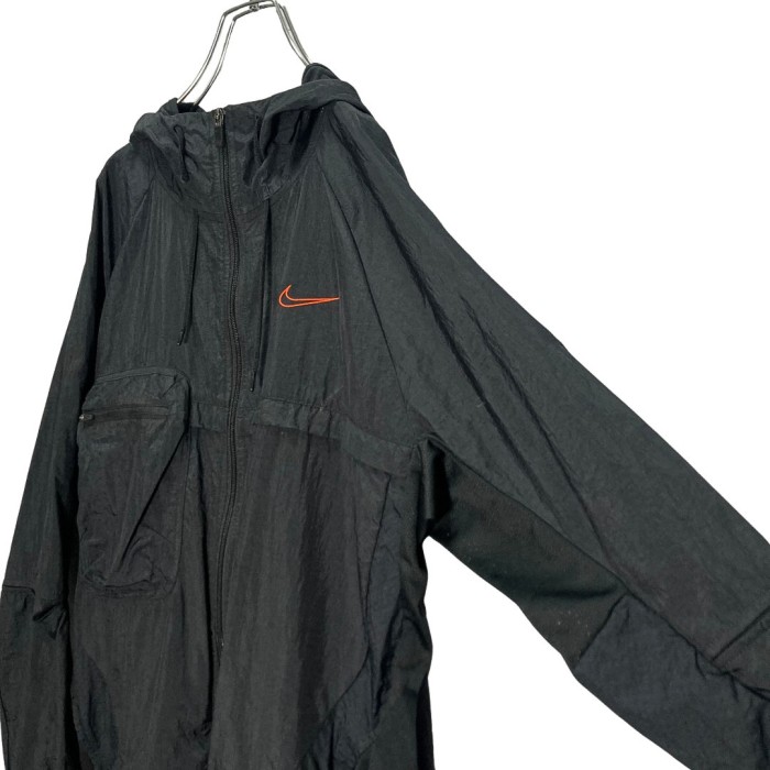 NIKE zip-up hooded nylon jacket | Vintage.City 古着屋、古着コーデ情報を発信