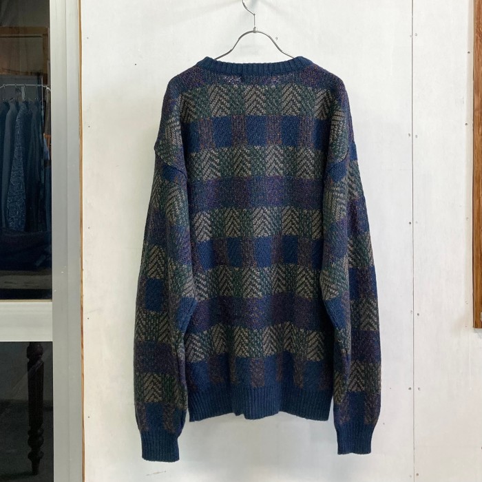 デザインアクリルニット / design acrylic knit | Vintage.City 古着屋、古着コーデ情報を発信