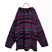 90s PRO SPIRIT multicolored fleece hoody | Vintage.City ヴィンテージ 古着