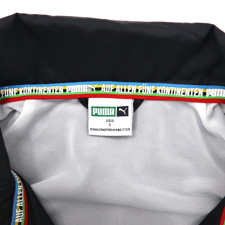 PUMA トラックジャケット S ブラック ロゴプリント 599065-01