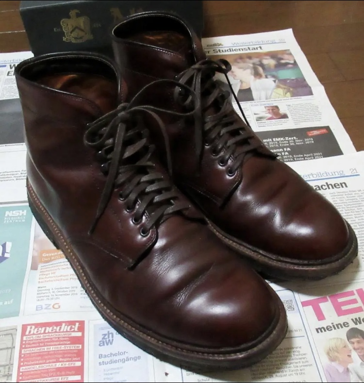 Alden CONTEXT別注品 クロムエクセル・レザー　ROY BOOTS