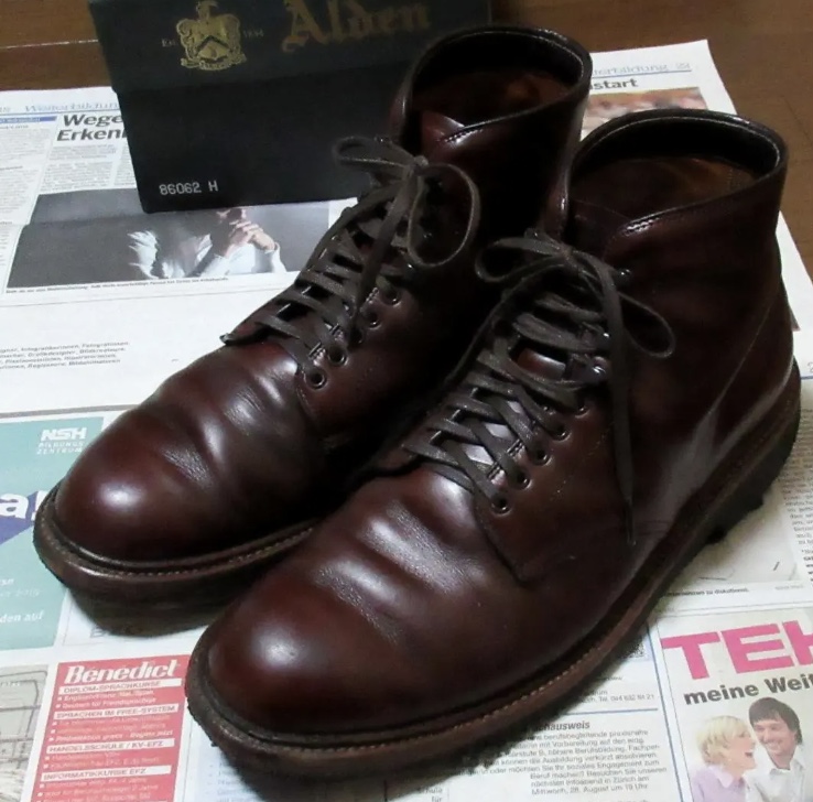 Alden CONTEXT別注品 クロムエクセル・レザー　ROY BOOTS