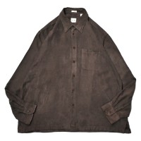 Old Fake Suede L/S Shirt | Vintage.City ヴィンテージ 古着