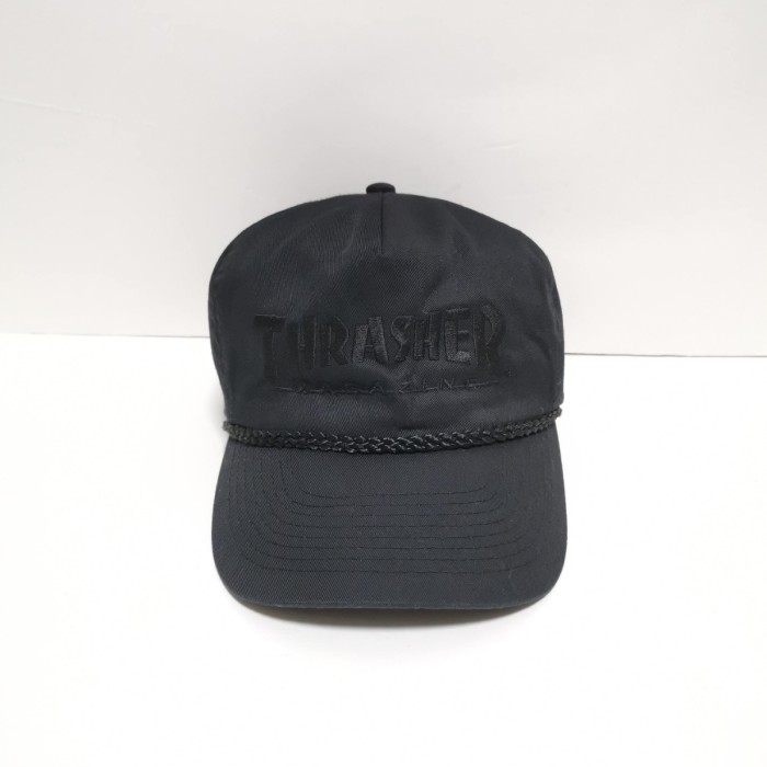 90s THRASHER スラッシャー スナップバック CAP 紐付き キャップ | Vintage.City ヴィンテージ 古着