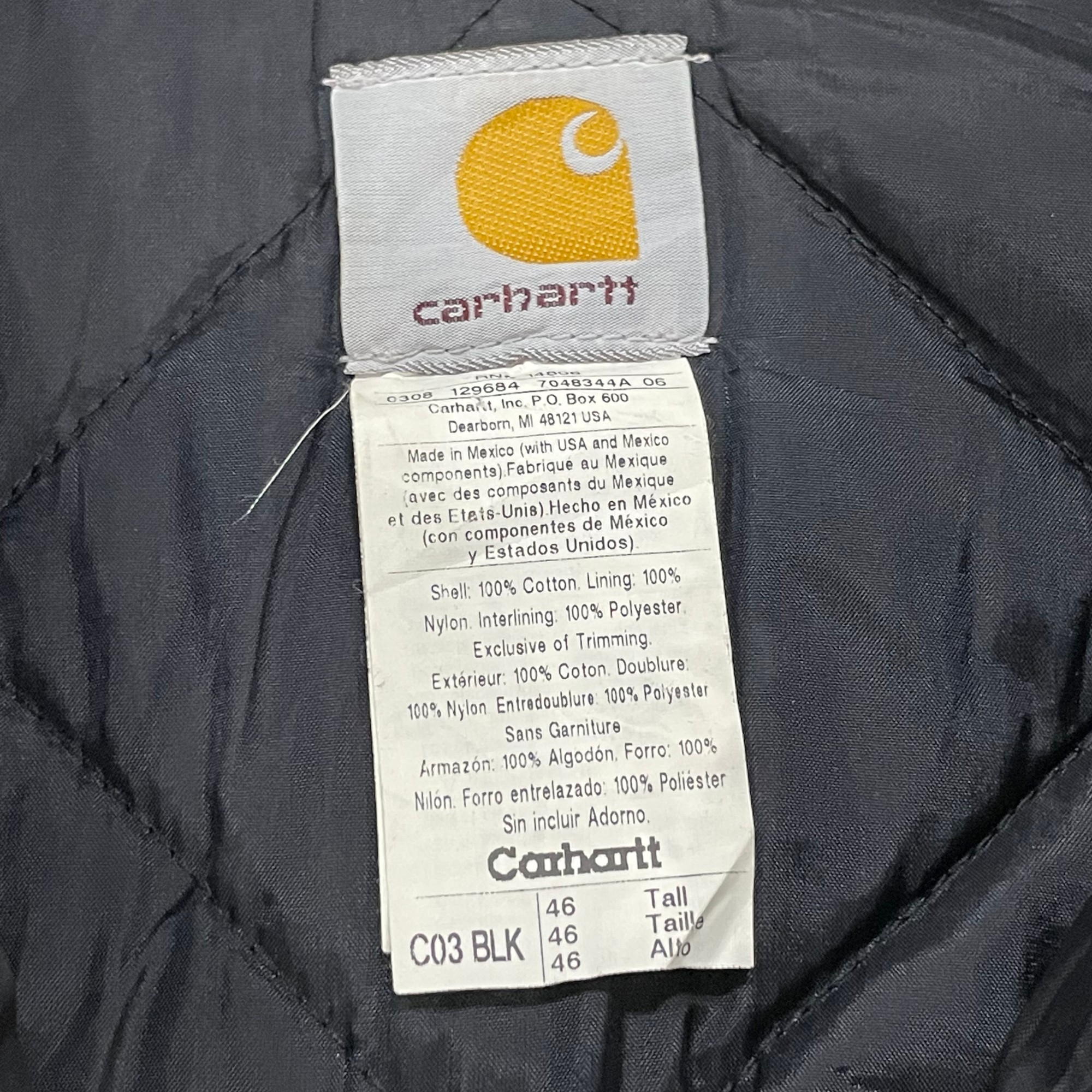 Carhartt / "Dearborn" duck jacket #A255