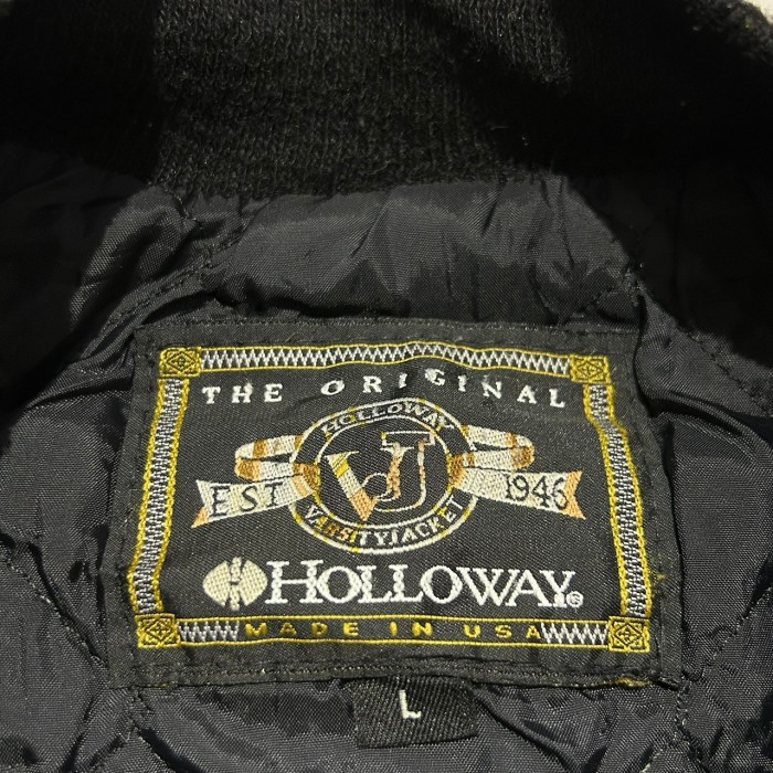 【HOLLOWAY】 Lether Varsity Jacket | Vintage.City ヴィンテージ 古着