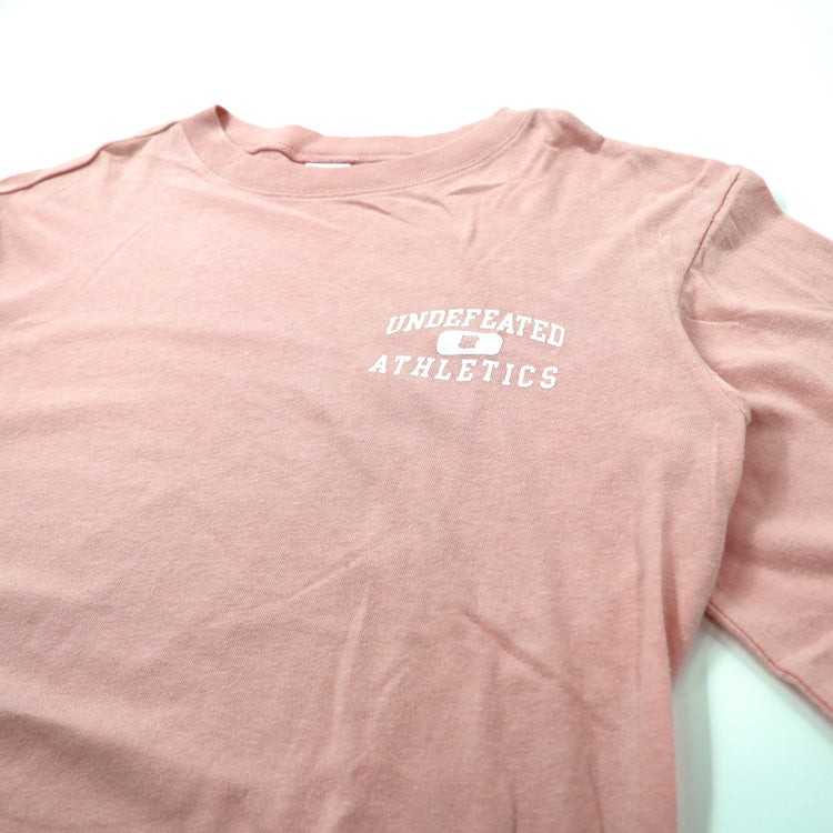 UNDEFEATED × CHAMPION ロングスリーブTシャツ L ピンク