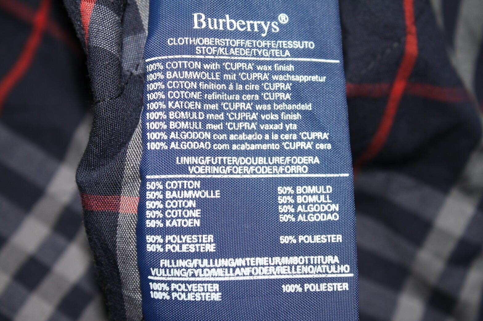 80s Burberrys Wax Cotton Jacket England製