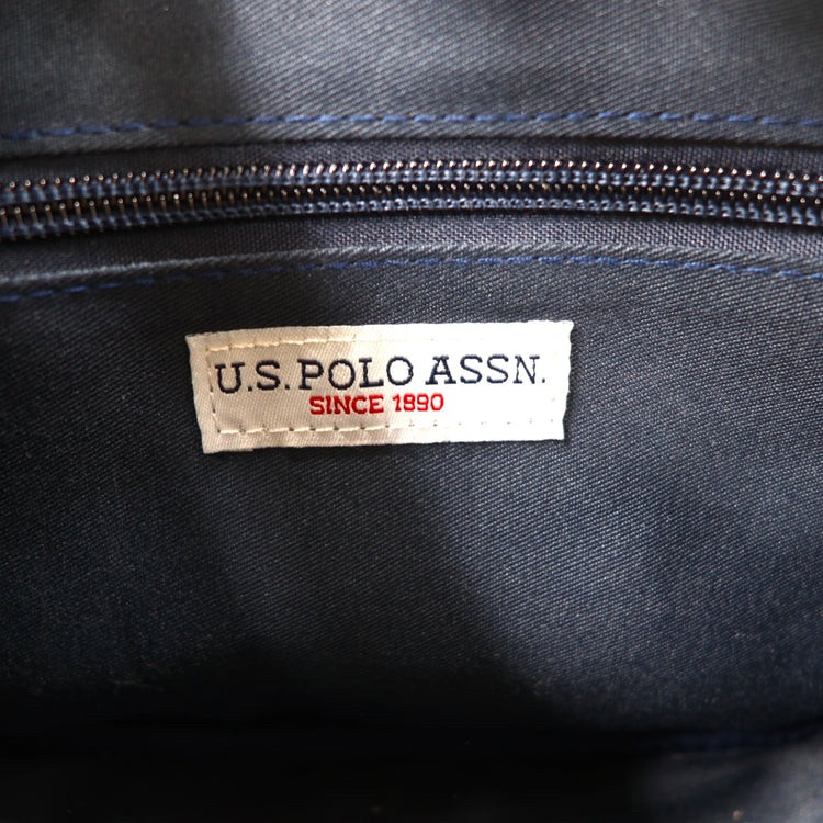 U.S.POLO ASSN. ミニショルダーバッグ ストライプ ポニー刺繍