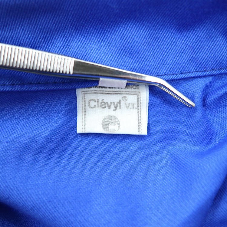 CLEVYL V.T. フレンチワークジャケット 54 ブルー フランス製