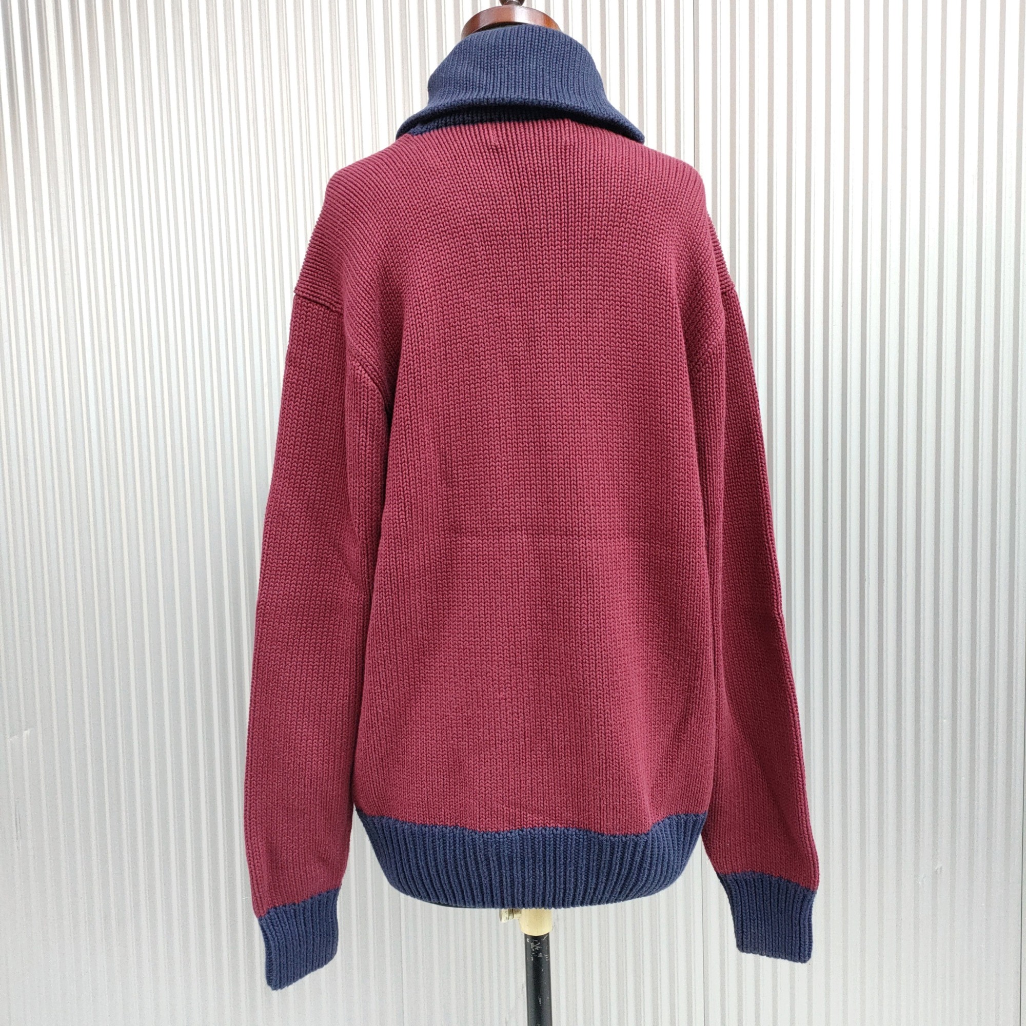 【90s】美品/ポロスポーツ ラルフローレン ショールカラー ニット セーター