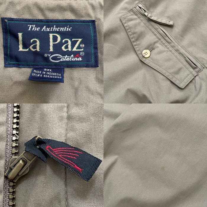 【La Paz】90s ダービージャケット ブルゾン 3XL 極太アーム 古着 | Vintage.City ヴィンテージ 古着