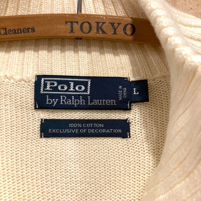 "Ralph Lauren" ハーフzipコットンセーター | Vintage.City ヴィンテージ 古着