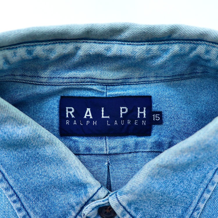 RALPH LAUREN ボタンダウンシャツ デニム スモールポニー