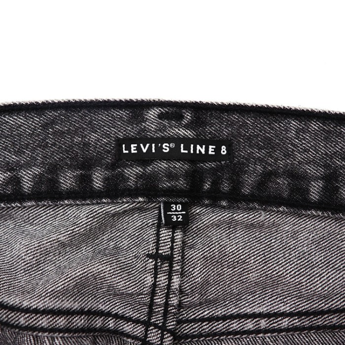 LEVI'S LINE 8 デニムパンツ 30 グレー スリムテーパード | Vintage.City ヴィンテージ 古着