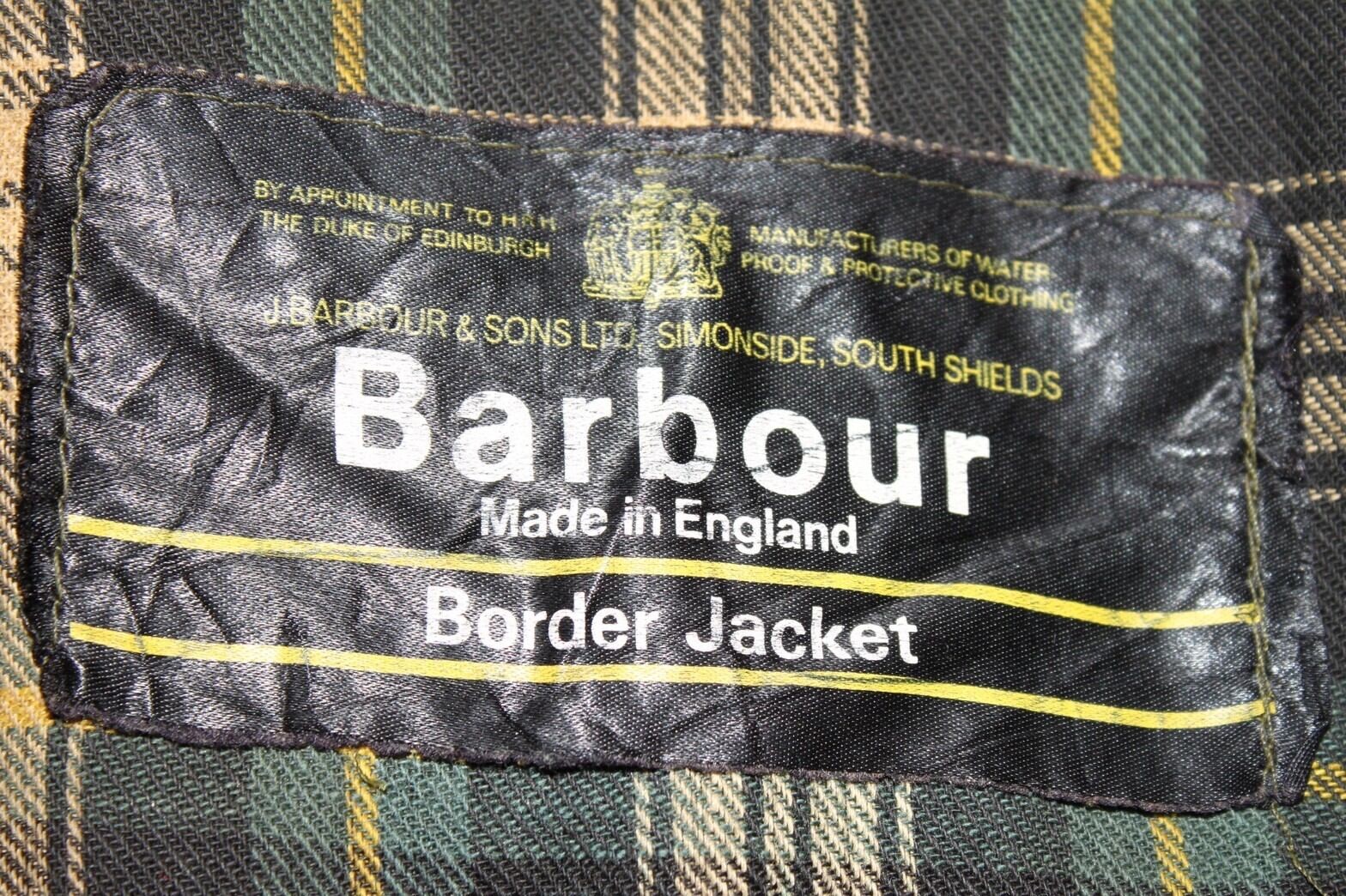 79~82s Barbour 1Warrant "BORDER" England