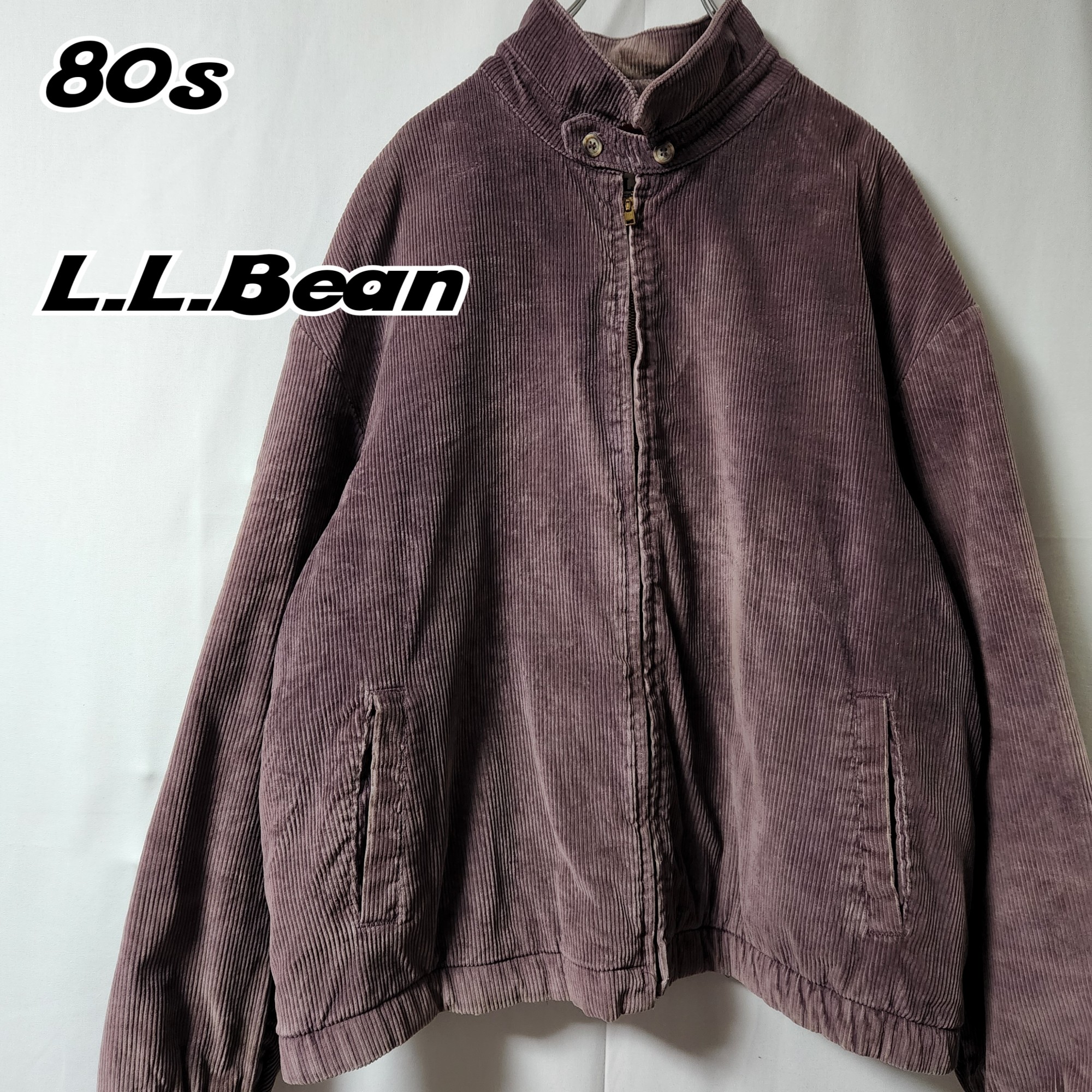 80s USA製　L.L.Bean　コーデュロイ　ハリントンジャケット　XL