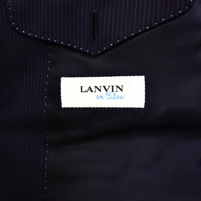 LANVIN EN BLEU セットアップ スーツ ストライプ 日本製 | Vintage.City ヴィンテージ 古着
