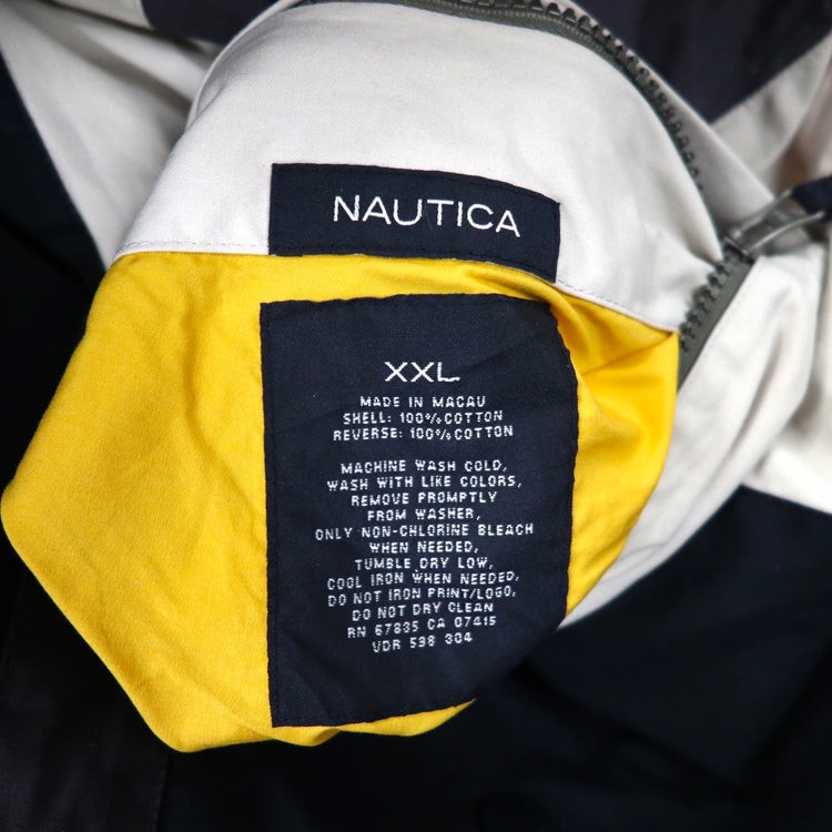 NAUTICA セーリングジャケット XXL ネイビー リバーシブル 90s