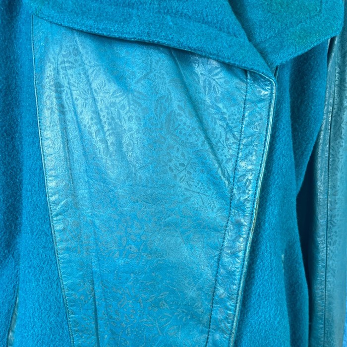 80-90s Flower Leather Dolman Jacket | Vintage.City ヴィンテージ 古着