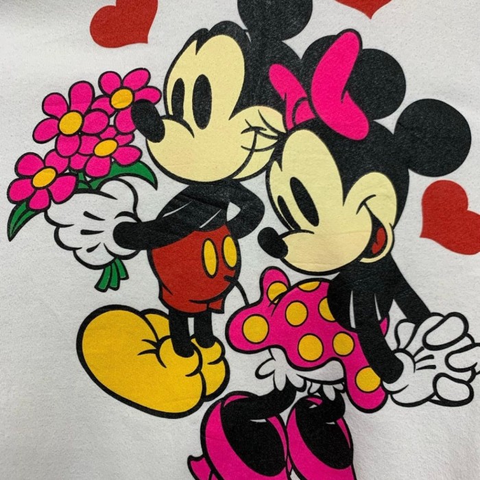 1990’s “Mickey & Minnie” Print Sweat SH | Vintage.City ヴィンテージ 古着