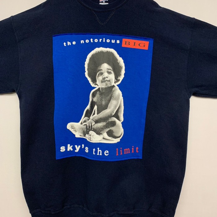 “Notorious BIG” Pasting Sweat Shirt | Vintage.City ヴィンテージ 古着