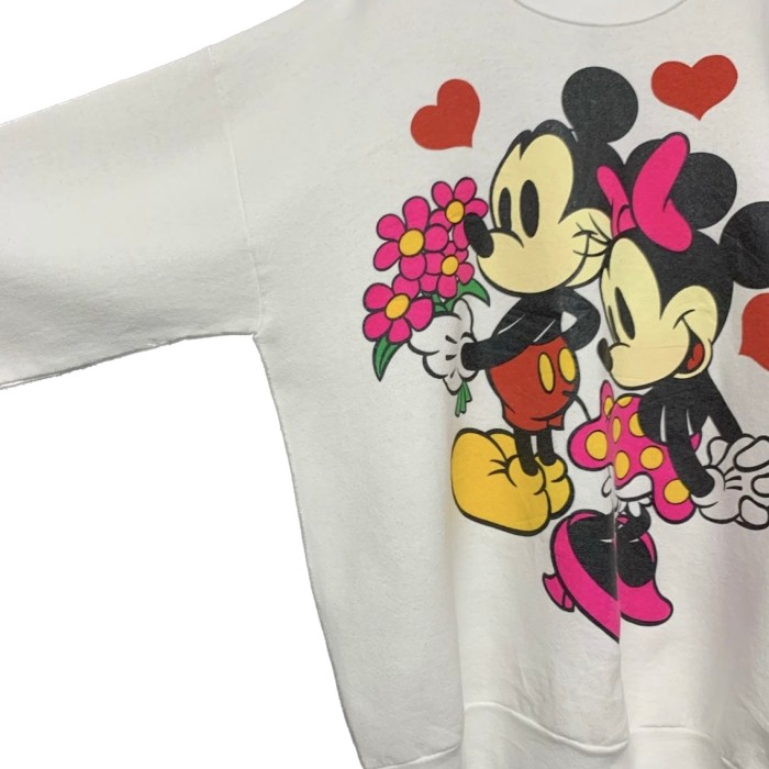 1990’s “Mickey & Minnie” Print Sweat SH | Vintage.City ヴィンテージ 古着